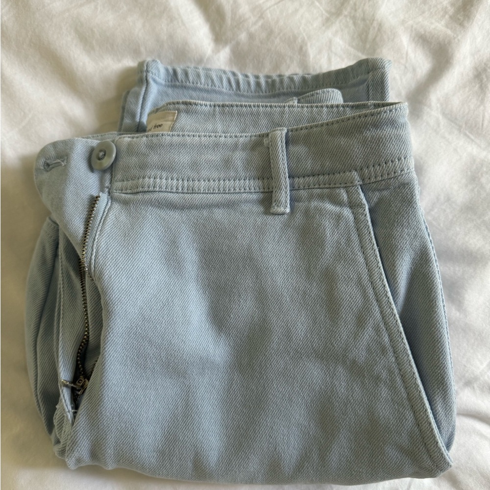 Aritzia cargo pants in blue.